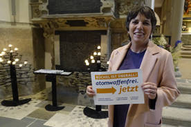 Margot Käßmann unterstützt die Kampagne. Bild: atomwaffenfrei